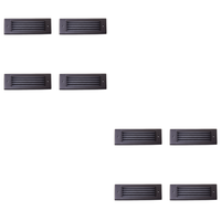 Outdoor Landscape Lighting LED 12V Low Voltage STBCC17 4x/8x/12x Package Cast Brass 1W-4W 3CCT Adjustable LED Outdoor Step Light 12V Low Voltage Lighting Dark Brass 8 Pack