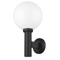 Outdoor Landscape Lighting LED 12V Low Voltage Laurent Outdoor Wall Sconce Light 1 E26 Medium Base Light Bulb Socket Outdoor Marine Grade Aluminum and Glass 12