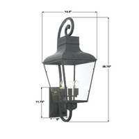 Dumont 4 Light Outdoor Sconce 14.5