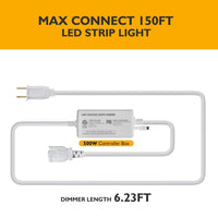 Line Voltage 110V Lights Dimmer Controller for LED Rope Light Wireless Dimmer RF Remote and Controller with Memory Function