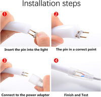 SLN11 Dotless LED 360° Neon Strip Power Adapter with IR Remote and Receiver