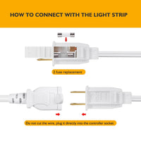 Line Voltage 110V Lights Dimmer Controller for LED Rope Light Wireless Dimmer RF Remote and Controller with Memory Function