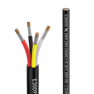 LW6 Cable RGBW de 6 núcleos para lámpara de ladrillo - 250 pies / 18AWG