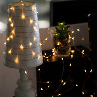 Fairy Lights LED 4.5V Low Voltage Dimmable Copper Wire Starry String Lights 2700K or 5000K IP65 Waterproof with Remote Control and Adapter
