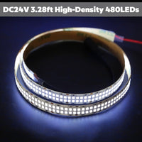 SL14 Dotted DC24V 365 nm High-Intensity UV 1M Double-Row 480 LED 22W Strip Light for Resin Curing, Fluorescence, Inspection LED Strip Lights Low Voltage Tape Light