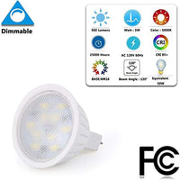 CE y RoHS ligeros impermeables ahorros de energía de Dimmable de los bulbos LED de MR16 5W certificados