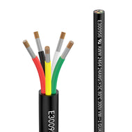 LW6 Cable RGBW de 6 núcleos para lámpara de ladrillo - 250 pies / 18AWG