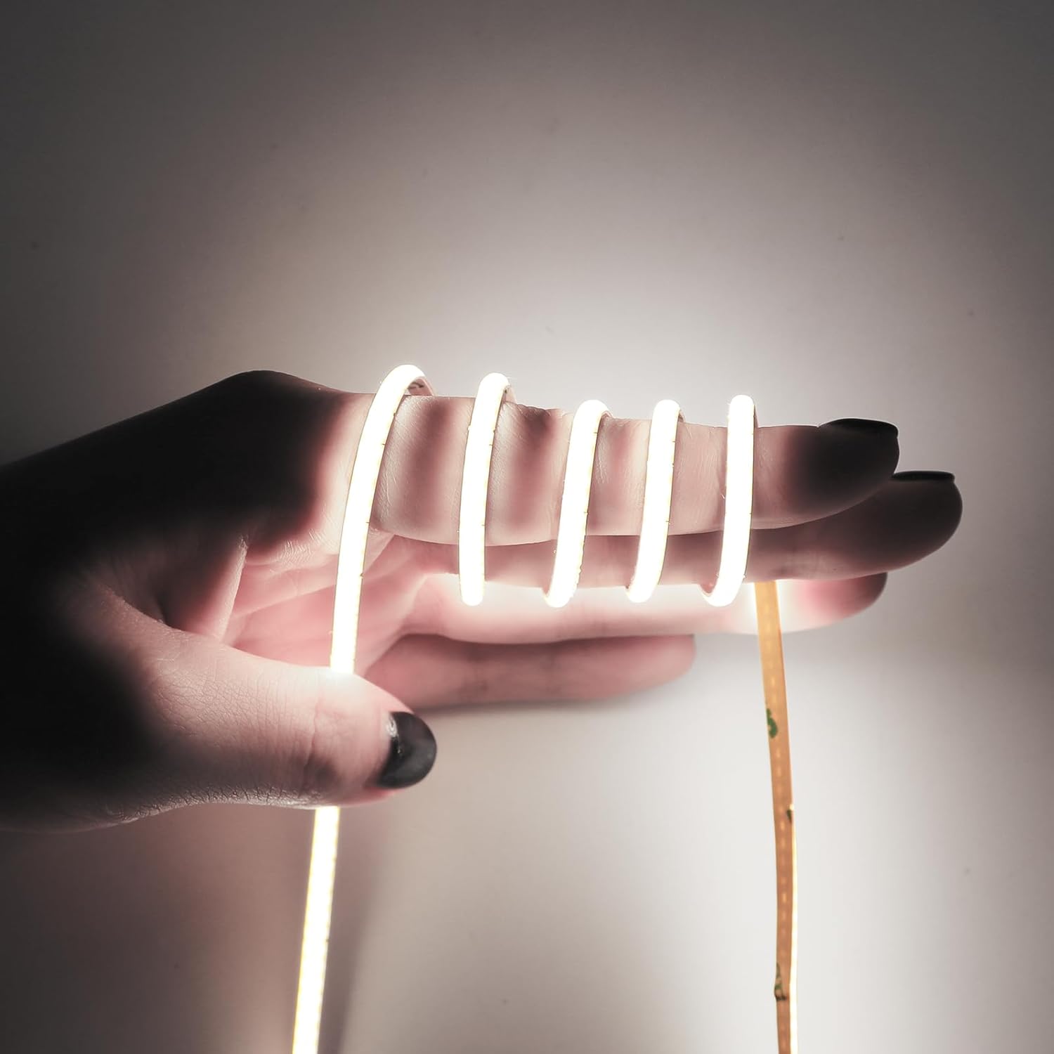 SLD20 Dotless 3mm Super Slim Edgeless Single Color Linear LED Strip Lights Low Voltage FCOB DC 12V Tape Light