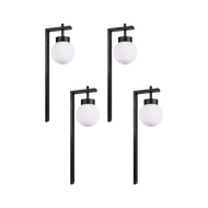 CDPS71 4x/8x/12x Package 3W 3000K Warm White Integrated LED Globe Path Light 12V Low Voltage Outdoor Landscape Lighting - 4 Pack
