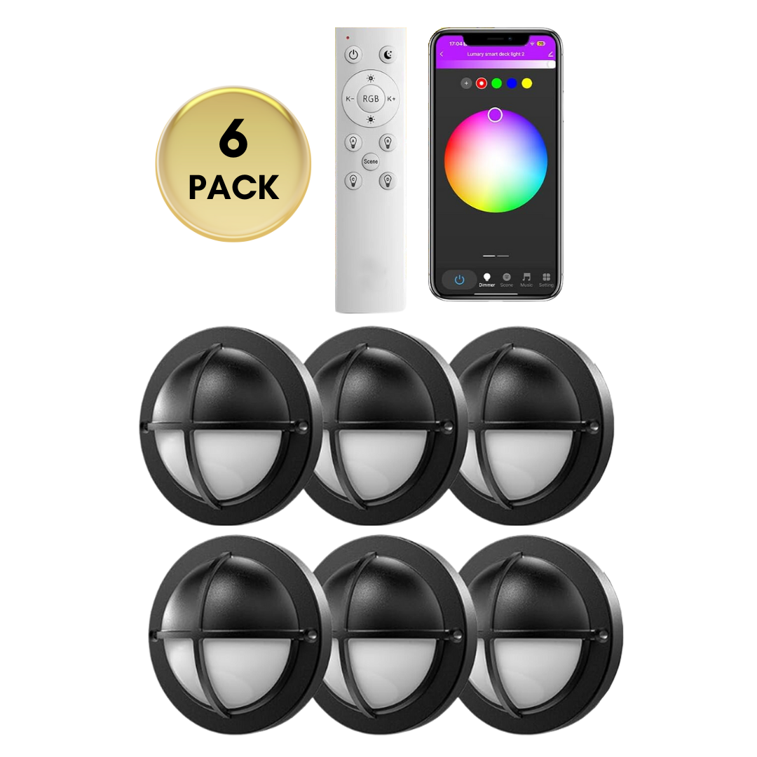 Outdoor decking lights with remote control cheap
