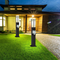CPLA10 Outdoor Aluminum Post Mounted Lantern Light with 40