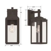 Byron 1 Light Outdoor Sconce 5.25