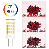 G4 Bi Pin LED Cápsula 12V Bombilla Luz de bajo consumo IP65 Impermeable 