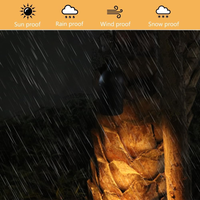 HLA06 2-Pack Low Voltage Black Rounded Pendant with MR16 3W 300LM 3000K Warm White LED Aluminum Light Hanging Patio Light Package