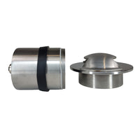 UNS04 4x/8x/12x Package Stainless Steel Bi Directional Two Slit In-Ground Low Voltage LED In Ground Landscape Lighting with 5W 3000K Bulb