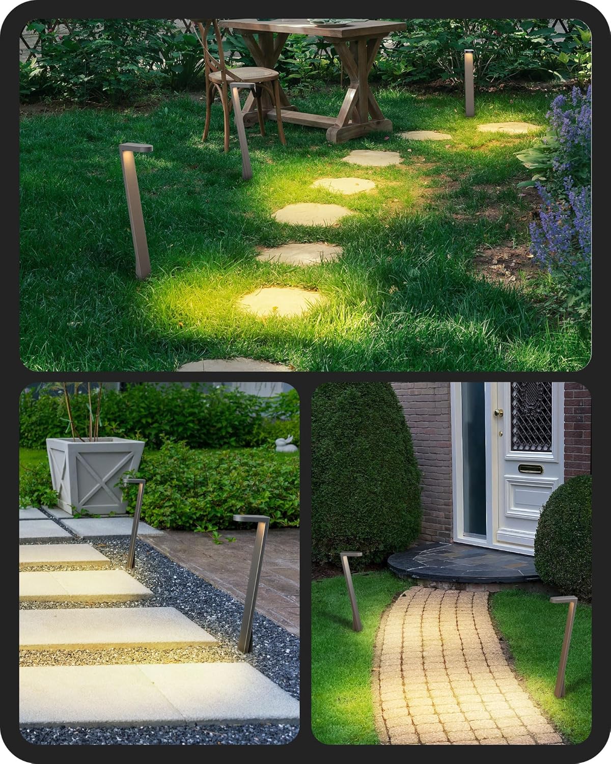 Led Garden Path ALP21 4-Pack 5.5W 12V 3000K LED Landscape Pathway Light Package