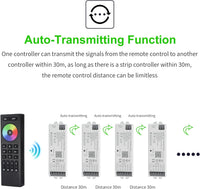 WB5 LED Strip Light 5 in 1 Tuya Controller Compatible with Alexa and Google Assistant, for Dimming CCT RGB RGBW RGBCCT