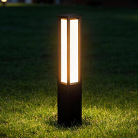 CPLA12 DC12V Low Voltage Integrated LED 3000K Outdoor Aluminum Bollard Path Light Bolted Mount Base IP65 Waterproof