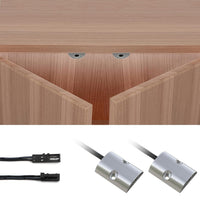 Outdoor Landscape Lighting LED 12V Low Voltage ID02 Door Operated Infrared Sensor Switch LED Automatic Controlling Silver Double-door