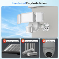 65W Wired Smart Wi-Fi Outdoor LED Flood Light, 120V 2700K-6500K Tunable Security Light 6500LM, IP65 Compatible with Alexa/Google Home