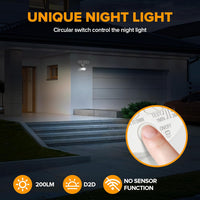 MLW2 Impermeable 20W LED Luces de inundación de seguridad para exteriores con sensor de movimiento