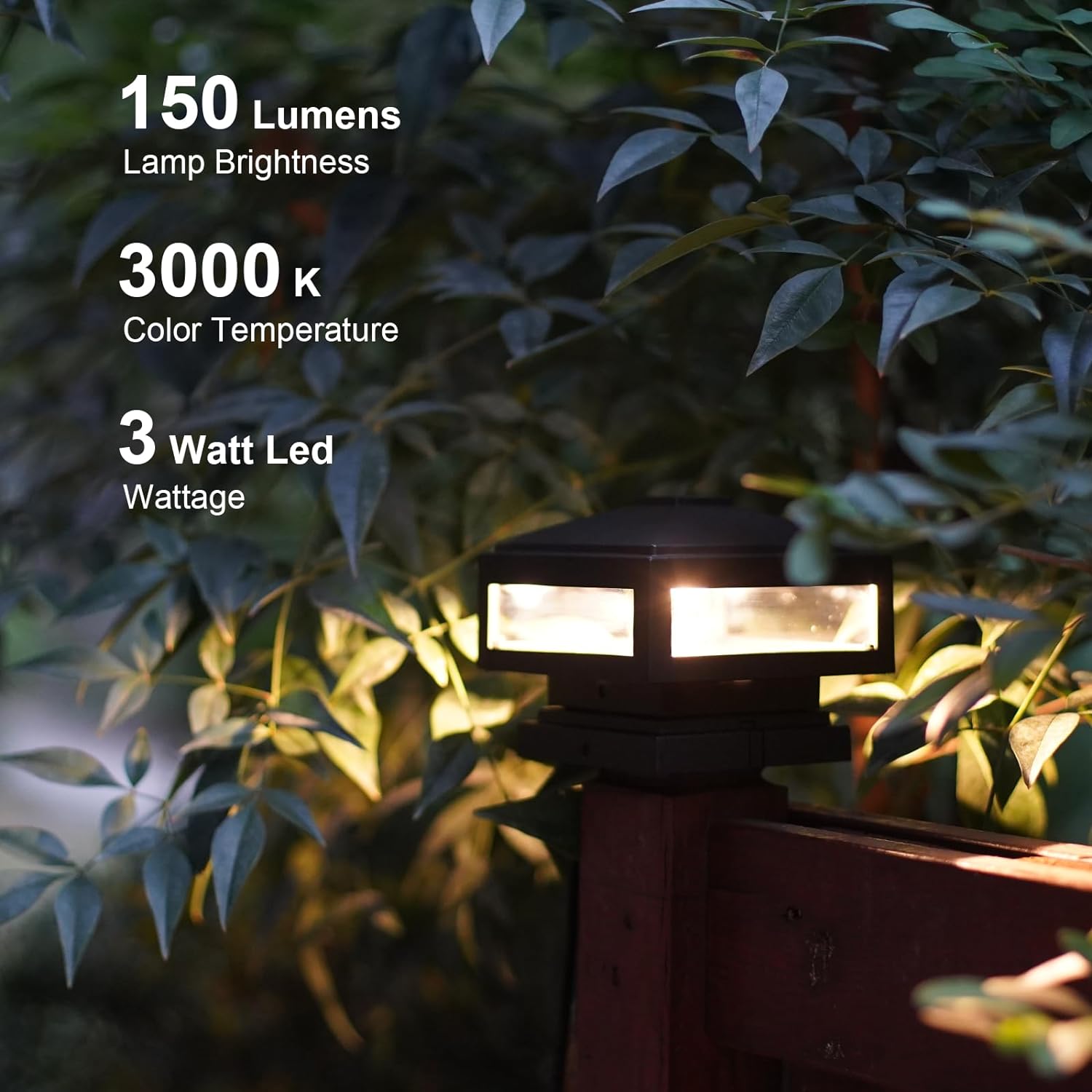 CPLA03 LED Post Cap Light for 4x4 or 6x6 3W 12VAC Low Voltage