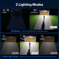 MLW2 Impermeable 20W LED Luces de inundación de seguridad para exteriores con sensor de movimiento