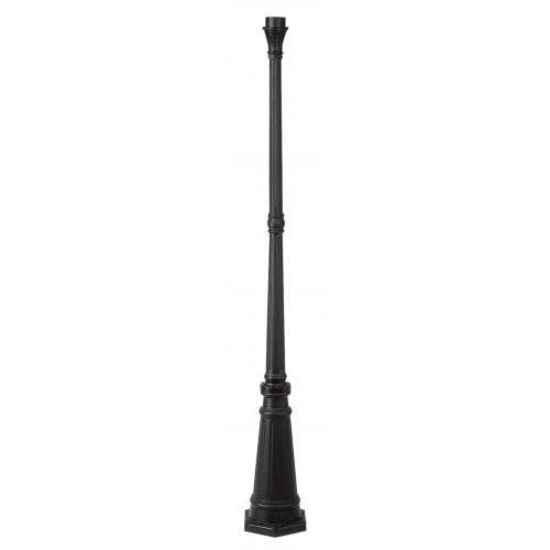 7709-14 Outdoor Accessories -  Outdoor Lamp Post 74" x 10.25" Aluminum, Textured Black Finish