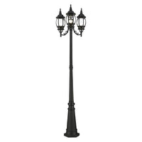 7710-14 Frontenac Medium Base 3 Light Bulb Socket Outdoor 3 Head Post 84