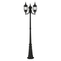 7710-14 Frontenac Medium Base 3 Light Bulb Socket Outdoor 3 Head Post 84