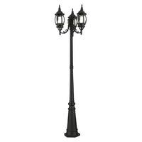 7710-14 Frontenac Medium Base 3 Light Bulb Socket Outdoor 3 Head Post 84
