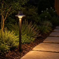 Outdoor Landscape Lighting LED 12V Low Voltage PLB30 Cast Brass Outdoor Garden Pathway Light | 12V Low Voltage Path Light G4 Socket