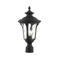 7848-14 Oxford Medium Base 1 Light Bulb Socket Small Outdoor Post Top Lantern 15.5