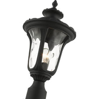 7848-14 Oxford Medium Base 1 Light Bulb Socket Small Outdoor Post Top Lantern 15.5