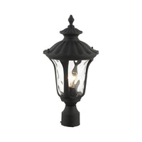 7848-14 Oxford Medium Base 1 Light Bulb Socket Small Outdoor Post Top Lantern 15.5