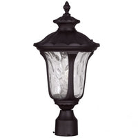 7855-07 Oxford Medium Base 1 Light Bulb Socket Medium Outdoor Post Top Lantern 19