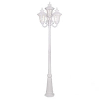 7869-13 Oxford Medium Base 4 Light Bulb Socket Outdoor 4 Head Post 93