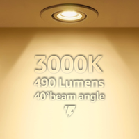 CE de la luz impermeable ahorro de energía de Dimmable de los bulbos LED del negro de MR16 7W y RoHS certificados