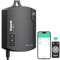 TSWDC72 72W DC12V Smart Wi-Fi 2.4GHz, Low Voltage Outdoor Transformer, Works with Alexa and Google Assistant