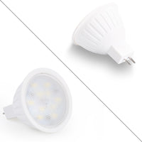 6-Pack MR16 5W 120V GU5.3 LED Bulbs Dimmable Energy Saving Light 120 Degree Beam Angle Line Voltage