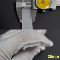 SC02 Milky White Silicone LED Channel Diffuser Recessed Flexible Tube Cover 16.4ft/5M Roll