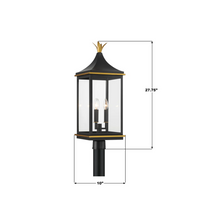 Simpson 3 Light Outdoor Post Light 10