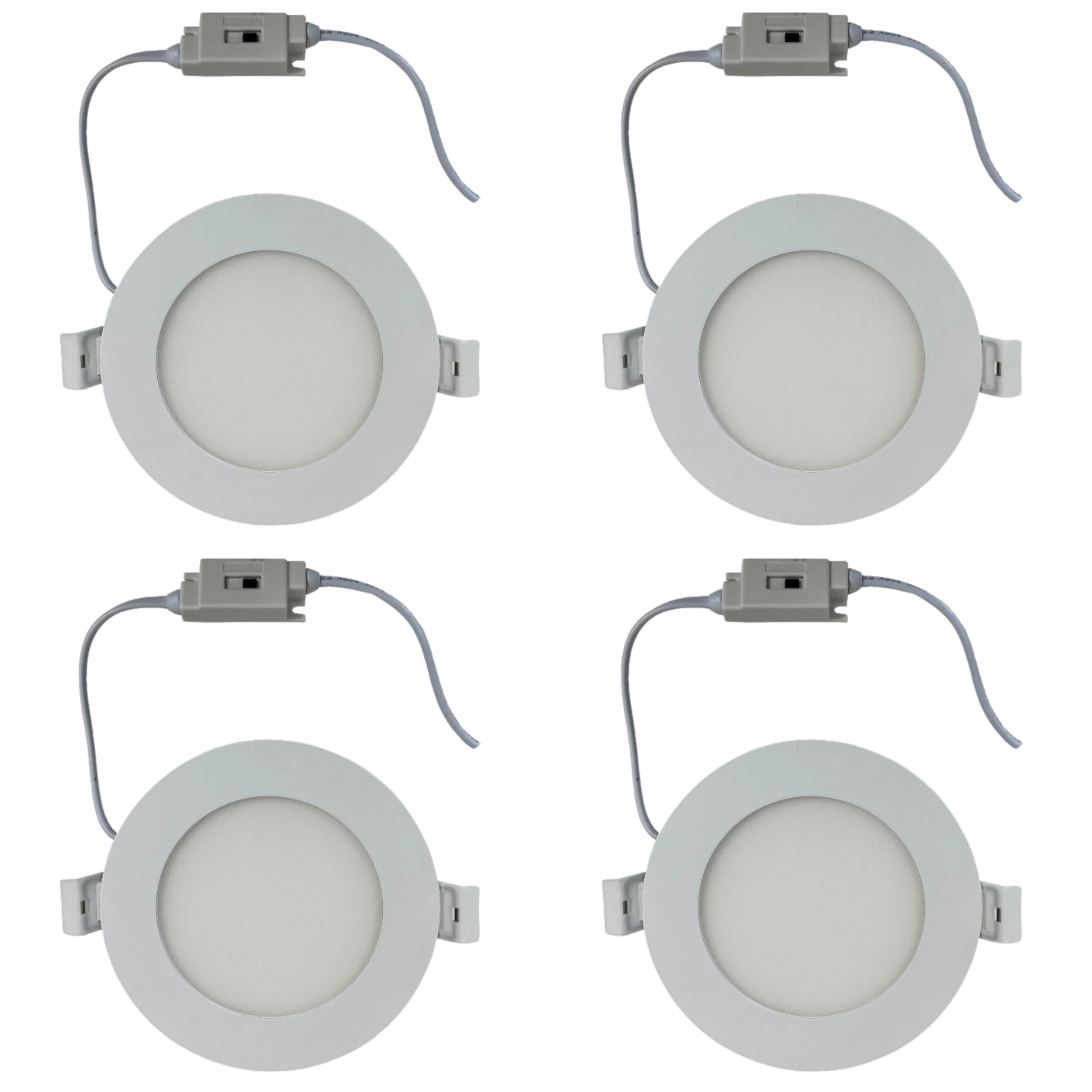 CB04 4x/8x/12x Package 10W 3CCT Round Slim 12V LED Panel Light Low Voltage Lighting Fixture