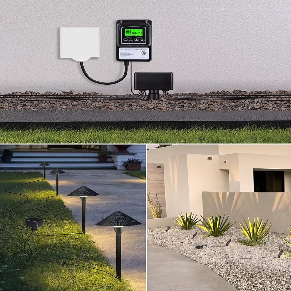 Compact Multi Junction 10-Way Low-Voltage Junction Box Multi Zone Central Hub 12-15V AC/DC Fi