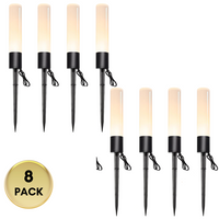 ALP55 Low Voltage Landscape Lighting Pathway Lights Package, 6W 300LM Landscape Lights 3000K Warm, IP65 Waterproof, Aluminum Outdoor Landscape Path Lights