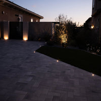 Outdoor Landscape Lighting LED 12V Low Voltage UNBP07 Mortirolo Brass / Stainless Steel In-Ground Well Light Low Voltage Outdoor Lighting
