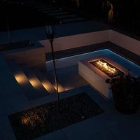 Outdoor Landscape Lighting LED 12V Low Voltage STBP02 Mortirolo Brass Deck Light Integrated LED 4W 2700K Low Voltage Landscape Lighting