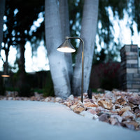 BPLP07 Tulay Bell Brass Path Light Low Voltage Landscape Lighting