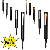 Outdoor Landscape Lighting LED 12V Low Voltage ALP53 6-Pack Low Voltage Aluminum Pathway Lights Package Cast Aluminum, 3W 12V AC/DC LED Walkway Lighting 10 Pack