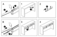 Paquete de 10 rieles colgantes de armario ovalados de aluminio AP16F Accesorio de barra de armario con luz LED